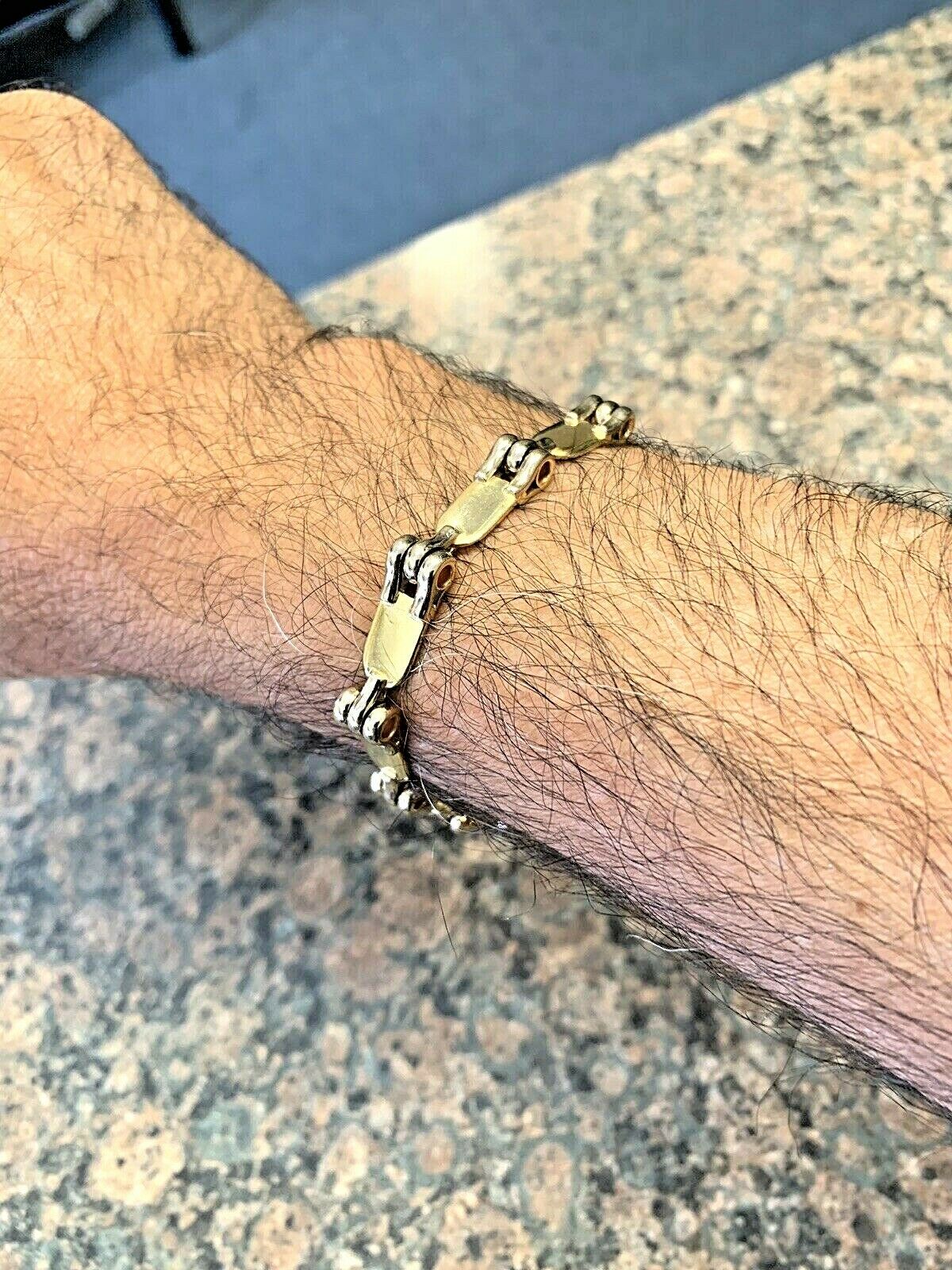 18k yellow gold bracelet for men Prime 1