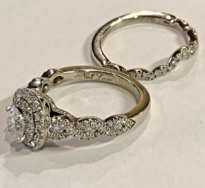 Neil lane 2025 halo bridal set