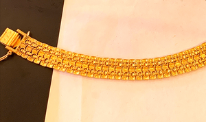 22k Solid Gold Bracelet - 8 Inches - 41.7 Grams - .916 Pure Gold