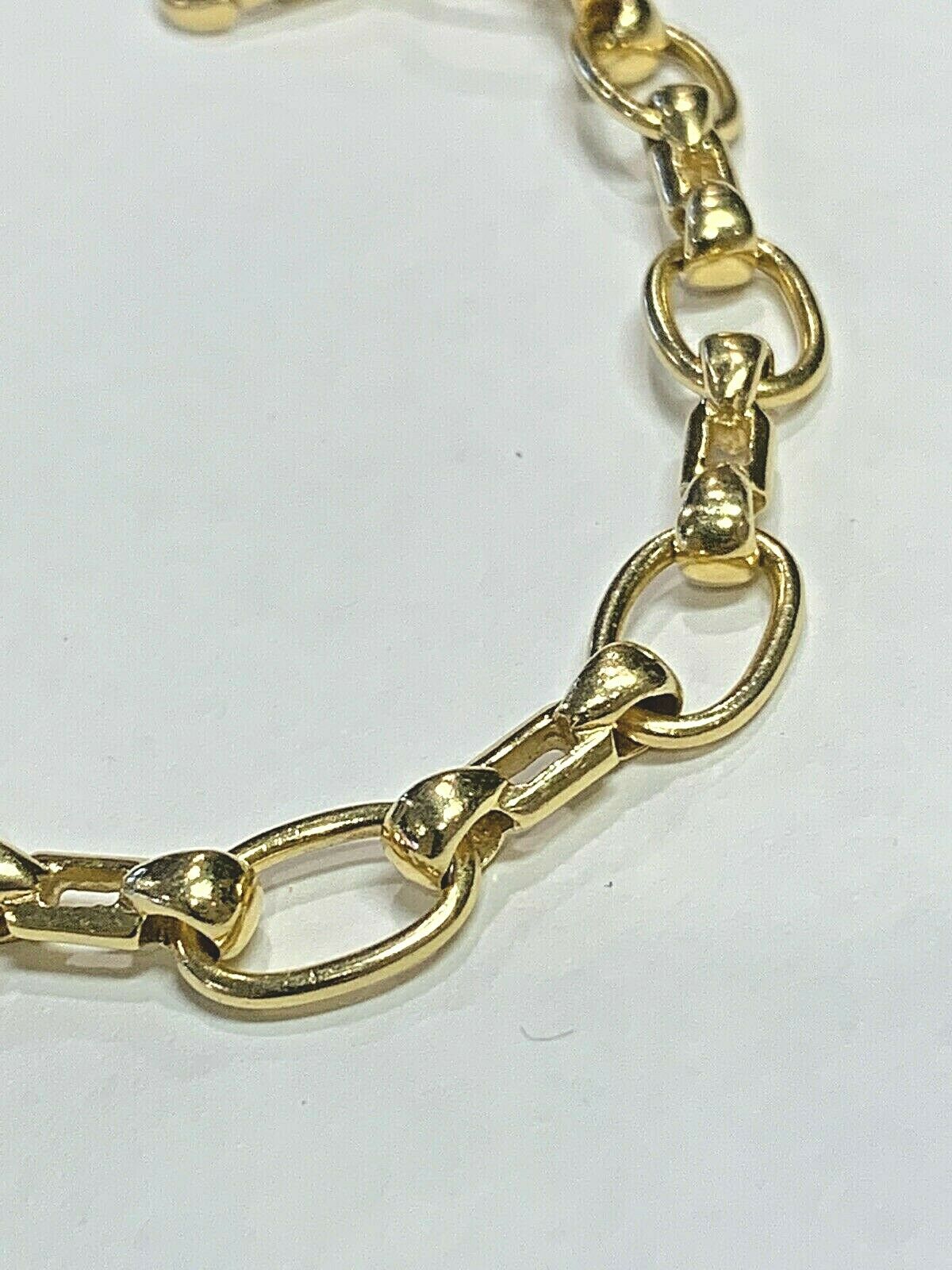 18k (.750) Gold Ladies Bracelet 16.8 grams - 7.5 inch - 8mm