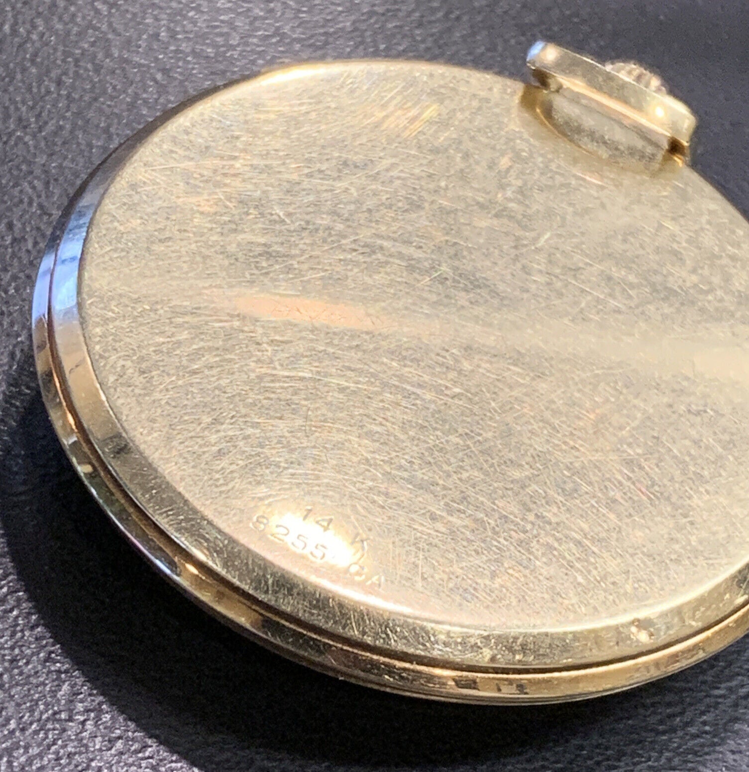 14k Gold Girard Perregaux Open Face Pocket Watch for Tiffany & Co. Size 18