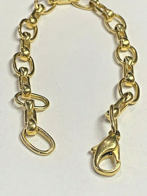 18k (.750) Gold Ladies Bracelet 16.8 grams - 7.5 inch - 8mm