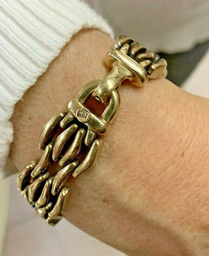  Reversible Thin Gold Line Bracelet Wristband